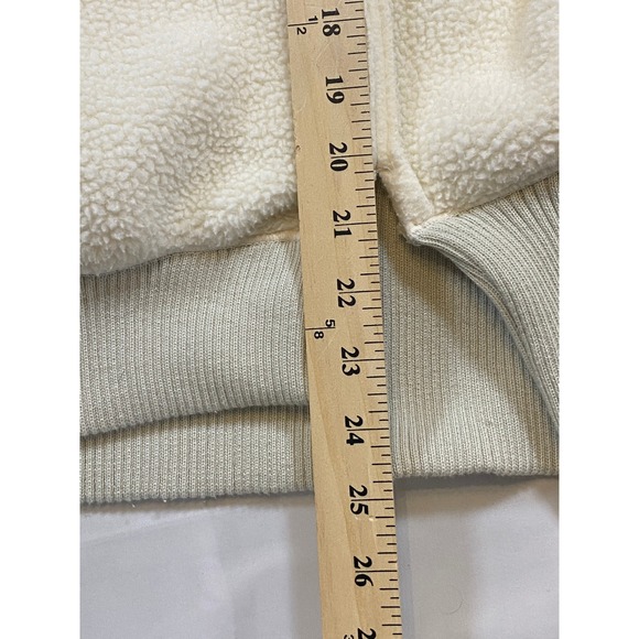 We The Free Cozy Camden Sherpa Fleece Crewneck Medium Oversized Free People - Picture 7 of 11